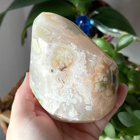 ❤️SALE❤️ 🔥UNIQUE Flower Agate Crystal Flame-SEE VIDEO🔥 - Picture 4 of 5